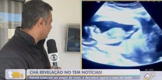 Dia dos Pais: repórter descobre ao vivo que vai ter um menino e se emociona [VIDEO]