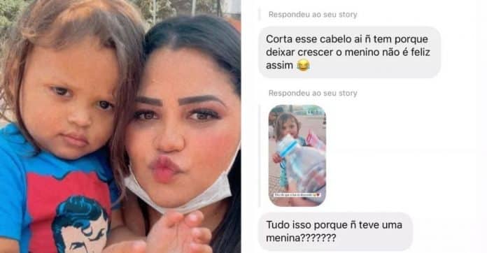 “Alguns querem me obrigar a cortar o cabelo dele”, lamenta mãe sobre ataques na internet por causa de penteado do filho