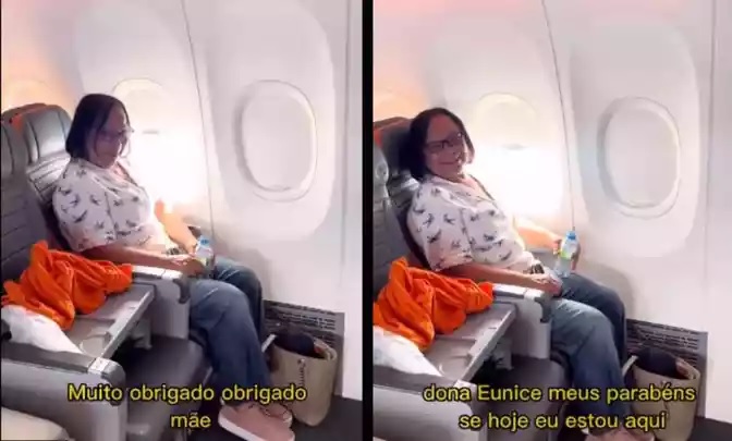 revistapazes.com - Piloto brasileiro leva mãe em voo dos sonhos a Cancún e homenagem emociona passageiros