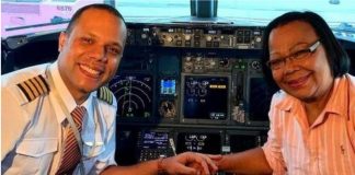 Piloto brasileiro leva mãe em voo dos sonhos a Cancún e homenagem emociona passageiros
