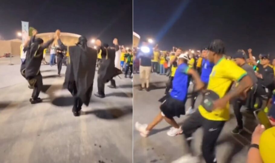 revistapazes.com - Batalha de passinho entre brasileiros e árabes é a melhor coisa dessa Copa! [VIDEO]