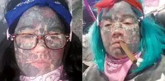 Mãe viciada em tatuagens ‘estilo prisão’ lamenta: ‘Não consigo arrumar emprego’