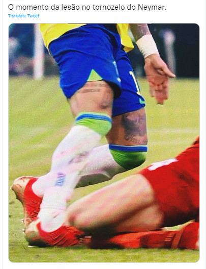 revistapazes.com - Seria o fim da Copa para Neymar? Médico da seleção fala sobre lesão do craque após entrada dura de rival