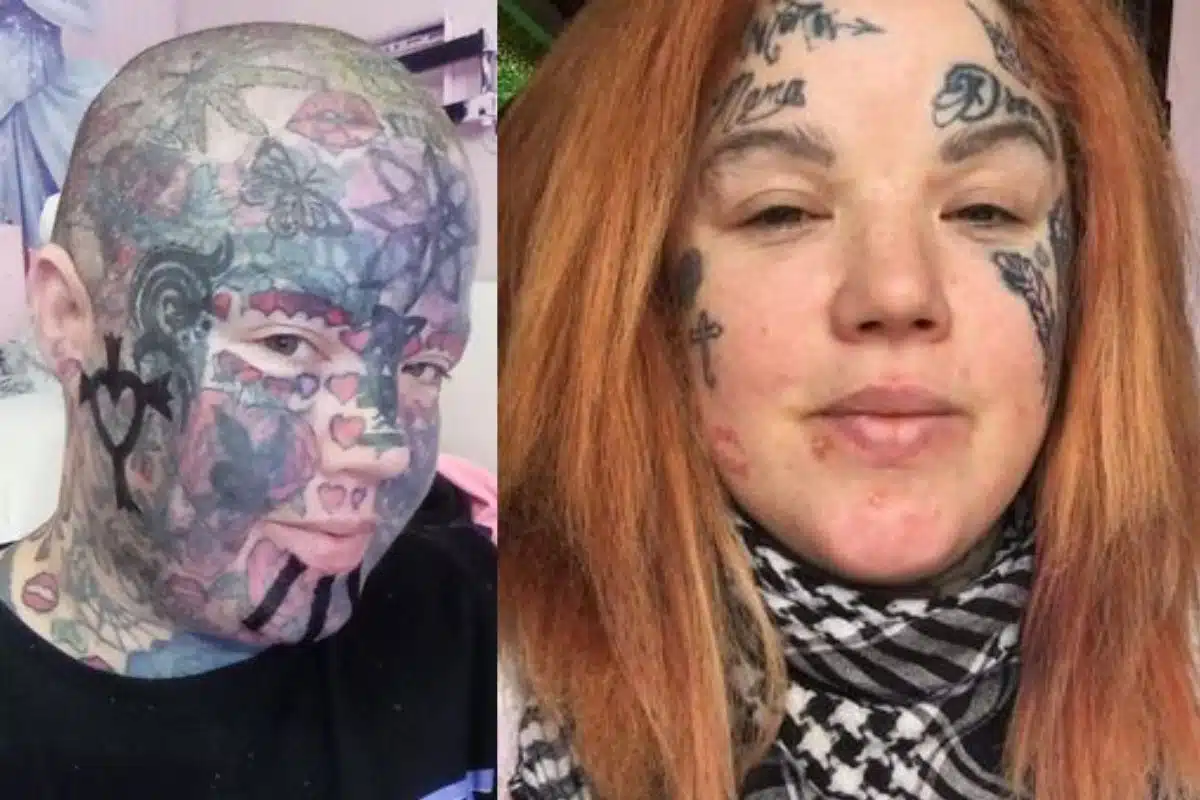Mãe viciada em tatuagens 'estilo prisão' lamenta: 'Não consigo arrumar emprego' revistapazes.com - Mãe viciada em tatuagens 'estilo prisão' lamenta: 'Não consigo arrumar emprego'