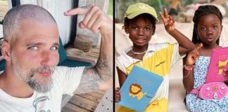 Filhos do ator Bruno Gagliasso cortam cabelo do pai: ‘Ser pai é confiar’