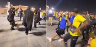 Batalha de passinho entre brasileiros e árabes é a melhor coisa dessa Copa! [VIDEO]