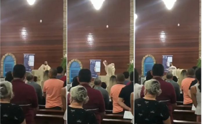 Padre tira batina e deixa missa em Goiás  fala que ficou com raiva após pessoas o mandarem ‘fazer o L’