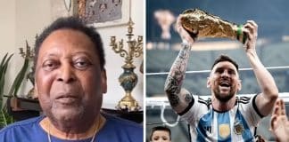 Do leito de hospital, Pelé parabeniza Messi e Argentina e diz: ‘Maradona está sorrindo agora’