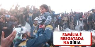 Multidão vibra muito após família inteira ser resgatada de escombros na Síria; veja o vídeo