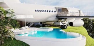 Boeing 737 aposentado foi transformado em uma Villa particular em topo de penhasco; veja fotos!