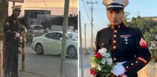 ‘Soldado Apaixonado’ volta ao México no “Dia dos Namorados” em busca da sua amada: faz isso há 30 anos