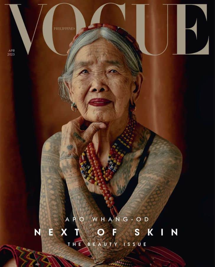 revistapazes.com - Mulher indígena de 106 anos que é tatuadora desde os 16 estampa capa da Vogue: "Tenho orgulho da minha arte"