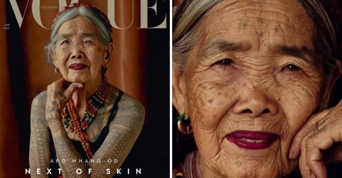 Mulher indígena de 106 anos que é tatuadora desde os 16 estampa capa da Vogue: “Tenho orgulho da minha arte”