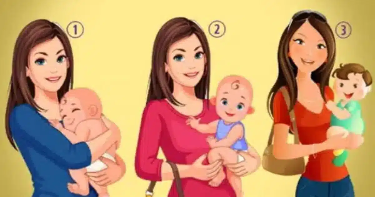 TESTE DE PERCEPÇÃO: Qual mulher está carregando o filho de outra pessoa? revistapazes.com - TESTE DE PERCEPÇÃO: Qual mulher está carregando o filho de outra pessoa?