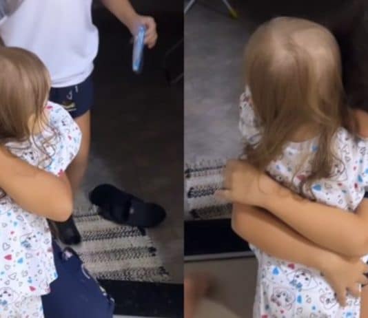 [VIDEO] Menina de 2 anos com câncer raro reencontra irmãos após quimioterapia e internet vai às lágrimas