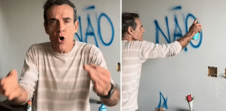 Mário Gomes é despejado por dívida trabalhista, picha parede do imóvel e afirma que a culpa é do governo