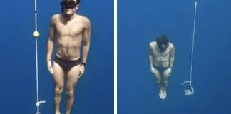 Ele mergulhou 20 metros abaixo da “linha” do oceano e provou TEORIA DO AFUNDAMENTO que tem deixado as pessoas CHOCADAS