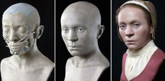 ‘Vampira’ de 400 anos: cientistas reconstroem rosto de mulher enterrada com cadeado e foice na Polônia – veja imagens