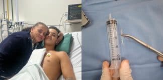 Jovem de 17 anos acerta o próprio coração com pistola de pregos em SC e sobrevive: “Um milagre”