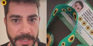 Evaristo Costa exibe cordão de girassol após ser diagnosticado com doença silenciosa