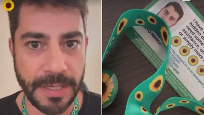 capa Evaristo Costa exibe cordão de girassol após ser diagnosticado com doença silenciosa