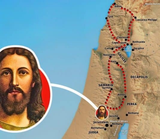 Incrível descoberta: veja toda a vida de Jesus traçada em mapa e entenda onde cada passo aconteceu