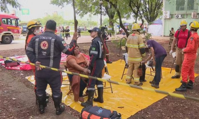URGENTE: Explosão causa incêndio em prédio do Ministério da Igualdade Racial, em Brasília