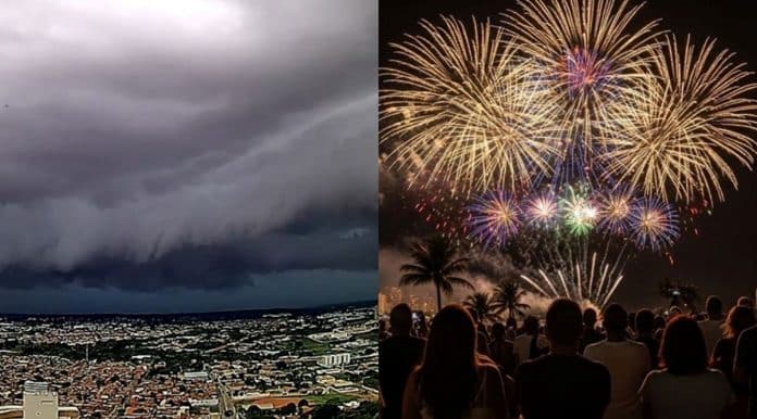 Vai chover no Réveillon? Previsão indica tempestades fortes em 7 estados do país
