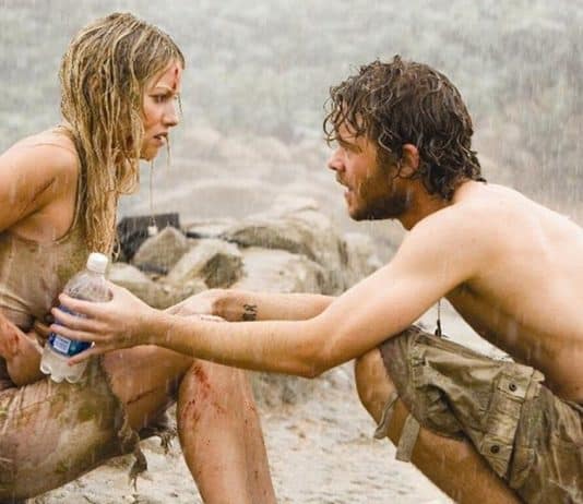 Um passeio guiado sai do controle e deixa um casal preso em um cânion lutando para sobreviver neste filme nº 1 do streaming