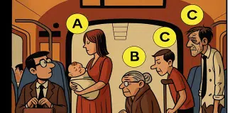 A quem você cederia seu lugar? Responda e confira o que isso pode dizer sobre você?