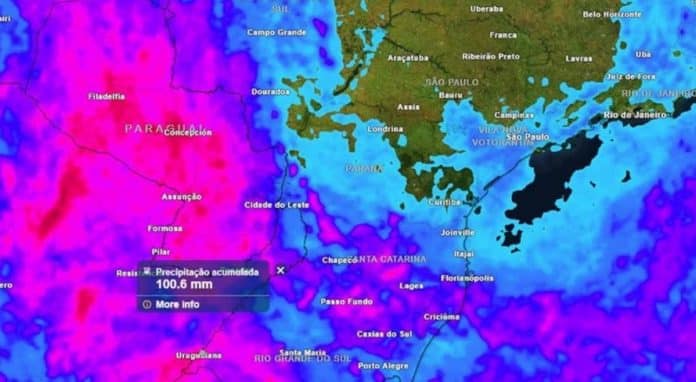 Vai viajar no Tiradentes? 4 estados e centenas de cidades em alerta com chuva de 100 mm e vento de 70 km/h