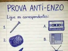 prova anti-enzo teste