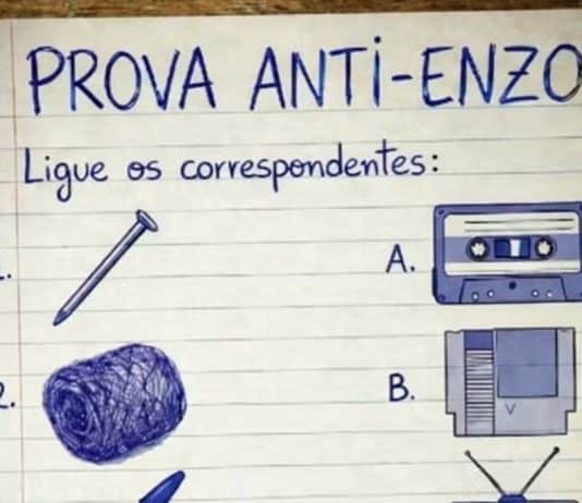 prova anti-enzo teste