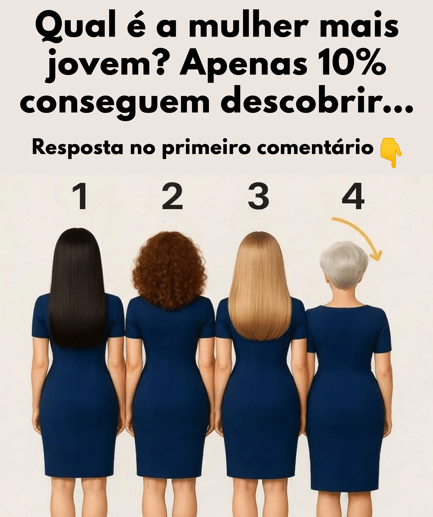 revistapazes.com - Voc&ecirc; consegue descobrir qual mulher &eacute; a mais jovem? A resposta engana muita gente