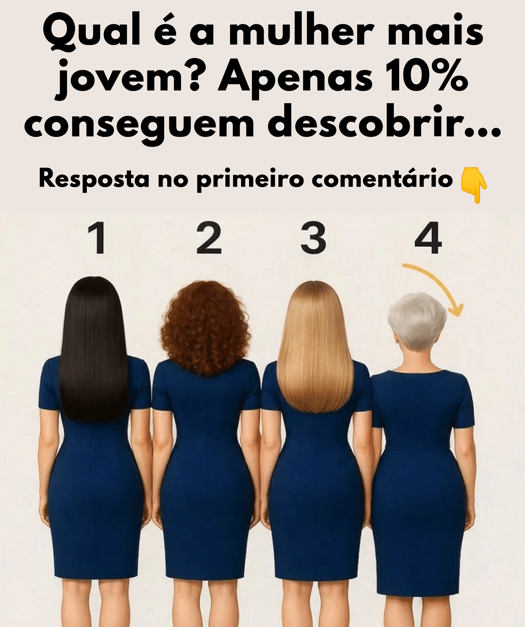 revistapazes.com - Voc&ecirc; consegue descobrir qual mulher &eacute; a mais jovem? A resposta engana muita gente