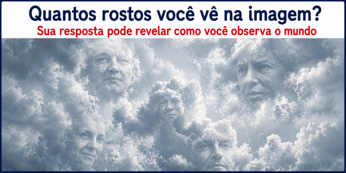 Quantos rostos você vê na imagem? Sua resposta pode revelar como você observa o mundo