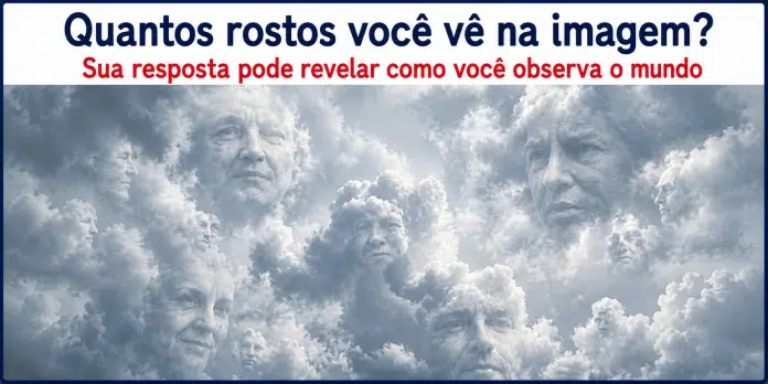 Quantos rostos você vê na imagem? Sua resposta pode revelar como você observa o mundo