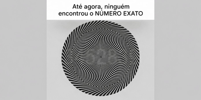 Qual número você vê na espiral? Ilusão de ótica confunde leitores nas redes