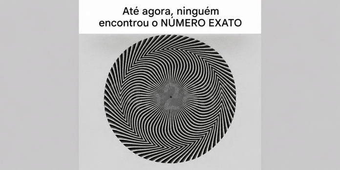 ChatGPT Image 29 de mai. de 2026, 16_27_49 Qual número você vê na espiral? Ilusão de ótica confunde leitores nas redes