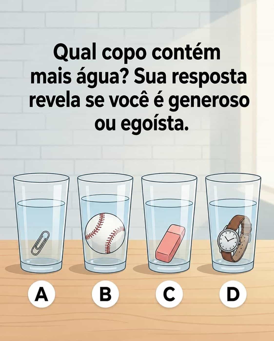 Qual copo tem mais água? O detalhe que muita gente ignora muda completamente a resposta revistapazes.com - Qual copo tem mais água? O detalhe que muita gente ignora muda completamente a resposta