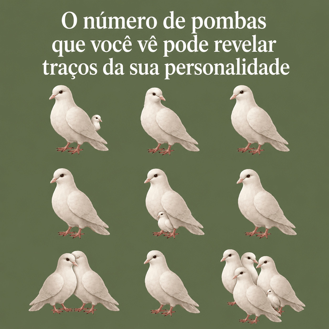 revistapazes.com - O n&uacute;mero de pombas que chama sua aten&ccedil;&atilde;o pode revelar algo sobre seu momento emocional