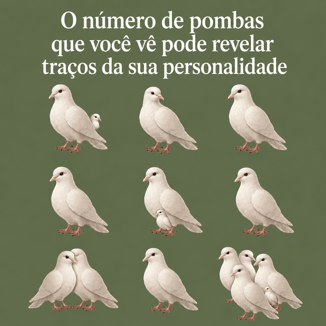 O número de pombas que chama sua atenção pode revelar algo sobre seu momento emocional revistapazes.com - O número de pombas que chama sua atenção pode revelar algo sobre seu momento emocional