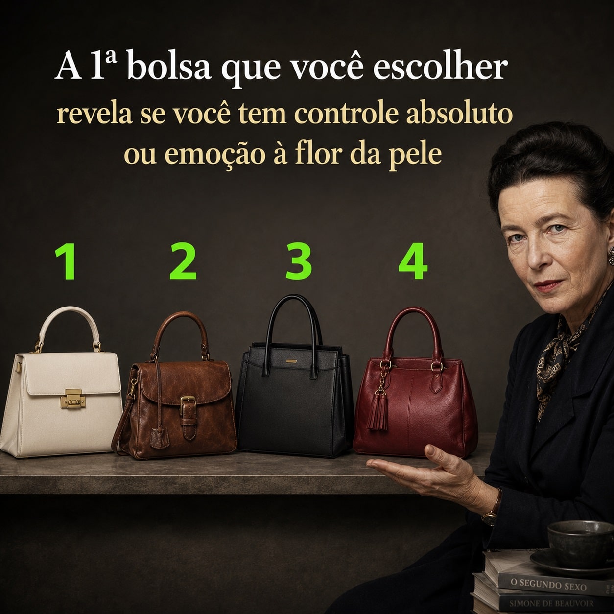 A 1ª bolsa que você escolher revela se você tem 'controle absoluto' ou 'emoção à flor da pele' revistapazes.com - A 1ª bolsa que você escolher revela se você tem 'controle absoluto' ou 'emoção à flor da pele'