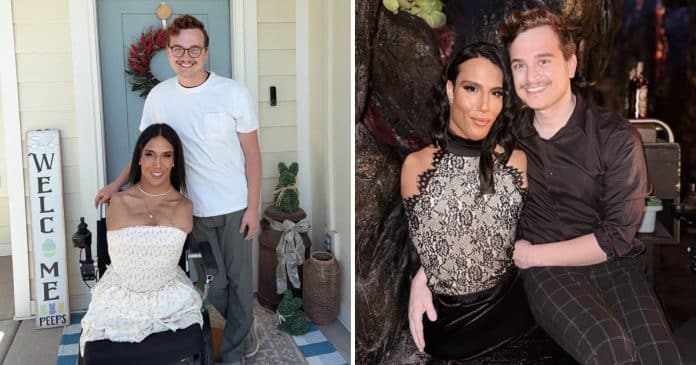 Mulher trans nasceu sem membros, e seu marido finalmente responde à dúvida que todos têm