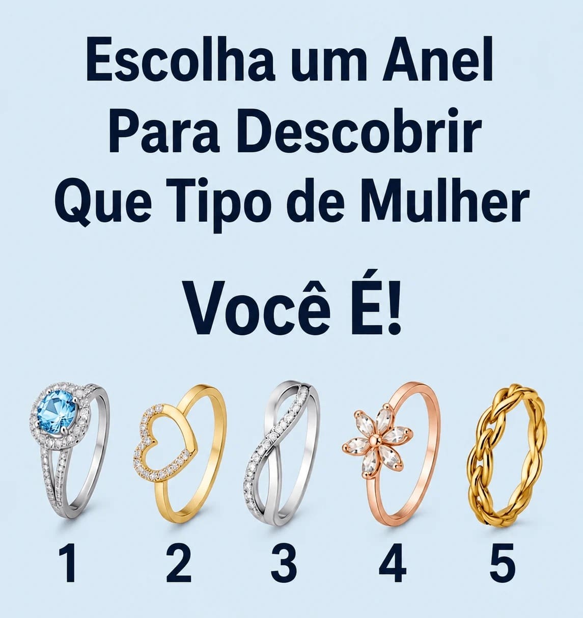 revistapazes.com - Apenas um destes an&eacute;is reflete com mais precis&atilde;o a maneira como voc&ecirc; lida com suas emo&ccedil;&otilde;es