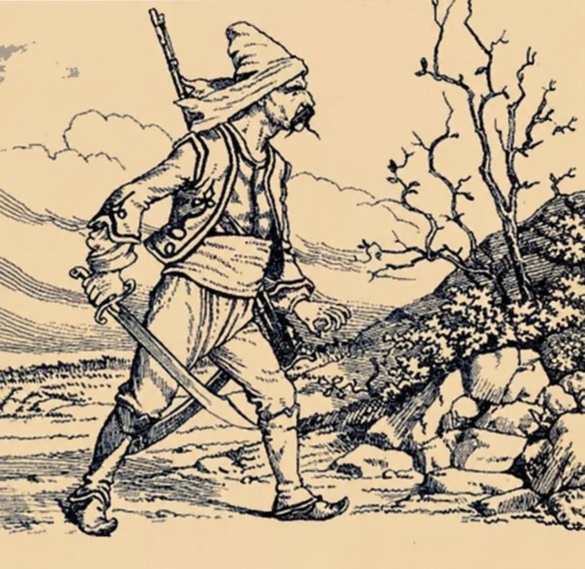 revistapazes.com - Teste de percep&ccedil;&atilde;o: Se voc&ecirc; enxergou apenas o soldado, ainda faltam quatro rostos para encontrar nesta imagem